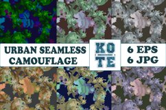 6 Seamless Military Urban Camouflage Product Image 1