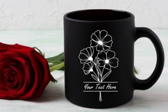 Flower Monogram Svg, Flower Svg.Floral Bouquet Svg Product Image 4