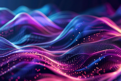 Abstract Digital Wave Background Wallpaper Product Image 1