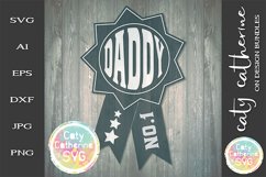 Daddy Father&#039;s Day Award SVG Cut File Product Image 1