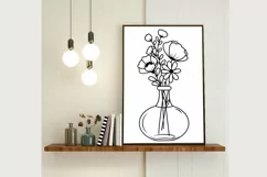 Mason Jar With Flower Svg, Flowers Svg, Mason Jar Svg, Product Image 5