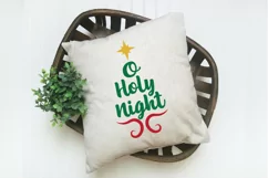 O Holy Night SVG Cut File - Christmas SVG File Product Image 5