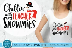 Christmas Teacher svg - a Teacher Christmas svg for crafters Product Image 1