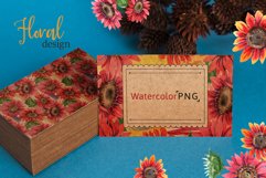 Sunflower Watercolor png Product Image 2