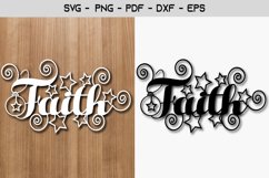 Faith Paper Template Cut File Product Image 1