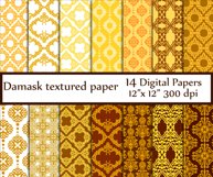 Damask Digital Paper Product Image 1