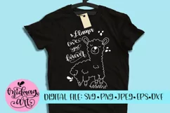 Llama love you forever svg, png, jpeg, eps and dxf Product Image 1