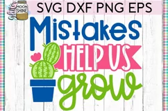 Mistakes Help Us Grow SVG DXF PNG EPS Cutting Files Product Image 2