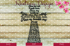 Pass me Not Cross SVG DXF PNG Digital Cut Files Product Image 1