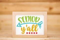 Senior Y'all SVG Cut File - Back to School SVG DXF EPS Product Image 3