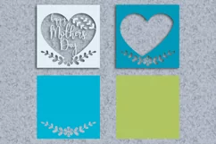 Mothers day layered papercut 5 - svg eps ai png pdf Product Image 2