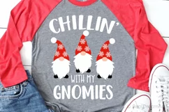 Chillin with My Gnomies SVG, DXF, PNG, EPS Product Image 1