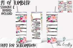 Mama Sublimation Tumbler Design Product Image 1