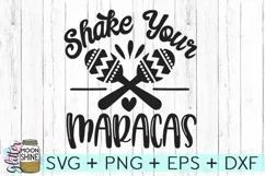Shake Your Maracas SVG DXF PNG EPS Cutting Files Product Image 2