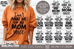 Don’t Make Me Use My Bad Mom Voice Design | SVG | PNG Product Image 4