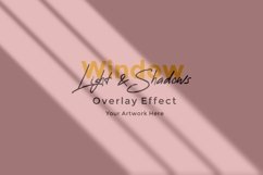 Window Sunlight Shadow Overlay Effect Mockup Product Image 1