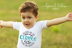 Blessed Are the Curious Camping SVG DXF LL189C Product Image 3