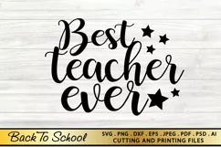 Teacher SVG PNG EPS DXF Files for Cutting and Printing Product Image 2