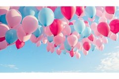 display pink and blue balloons Product Image 1