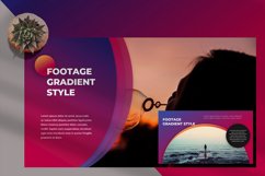 Footage Gradient - Creative Keynote Template Product Image 2