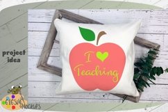 I Love Teaching I Heart Teaching SVG Product Image 3