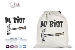 Du bist Hammer SVG | Hammer SVG Product Image 1