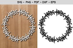 Flower Frame Paper Template Design Product Image 1