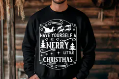 Christmas Round sign Svg holiday quotes Svg design Christmas Product Image 2