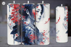 Girl Tumbler Sublimation, 20 oz Tumbler Wrap Product Image 3