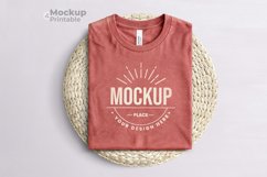 Heather Clay Bella 3001 t-shirt mockup Sublimation Printable Product Image 1