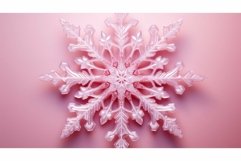intricate pink snowflakes Product Image 1
