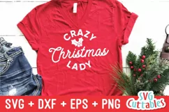 Christmas SVG | Crazy Christmas Lady | Shirt Product Image 2