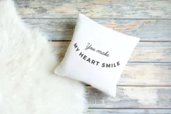 You Make My Heart Smile SVG | Smiley Quote SVG Product Image 3