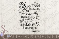 Bless The Food Before Us The Family Beside Us and The Love Product Image 1