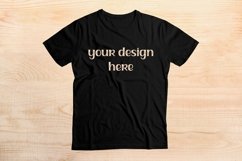Black T-Shirt Mock up | Gildan T-Shirt Mock up T shirt Product Image 1