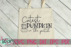 Cutest Pumpkin in the Patch - A Halloween SVG Product Image 2