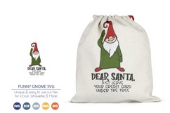 Funny Gnome SVG | Christmas SVG Product Image 1