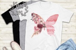 Butterfly sublimation | Floral Watercolor Butterfly Product Image 3