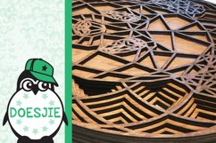 3d svg layered Multi layer mandala panda Product Image 7