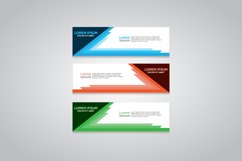 Vector abstract design banner web template. Product Image 1