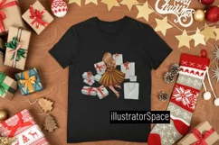 Clipart christmas, Xmas Clipart, Christmas girl clipart Product Image 10