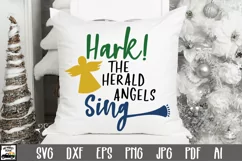 Hark the Herald Angels Sing SVG File - Christmas SVG File Product Image 1