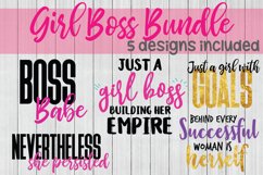 Girl Boss SVG Bundle, Boss Babe SVG, Girl Power SVG, Cuttable File Product Image 1
