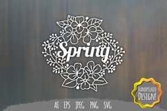 Spring Papercut SVG Product Image 2