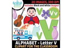 Big Alphabet Letter Clipart Bundle - Lime and Kiwi Designs Product Image 15
