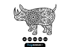Rhino Mandalas Product Image 1