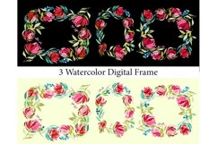 3 Watercolor Digital Frames Product Image 6