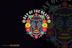 Day Of The Death Día de Muertos SVG Illustration Product Image 1