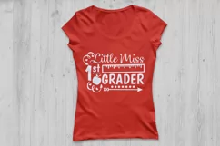 Little Miss 1st grade svg, first grade svg, back to school. Product Image 2