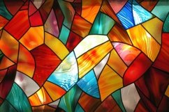 Abstract Stained Glass Background Wallpaper Product Image 1